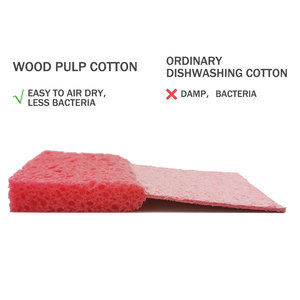 Thân Thiện Với Môi Esponjas Para Lavar Platos Phân Hủy Sinh Học Nhà Bếp Món Ăn Pop up Miếng Bọt Biển Scrubber Ma Thuật Nén Cellulose Miếng Bọt Biển - Product Image 5