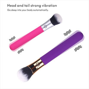 Brocha de Maquillaje 2 en 1, Mini Brocha Vibradora Discreta, Masajeadores Personales, Estimulador de Clítoris y Punto G para Parejas, Juguetes Sexuales para Adultos - Product Image 2