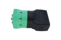Juego de 5 conectores adaptadores de diagnóstico J1939 de 9 pines macho a OBD2 de 16 pines hembra