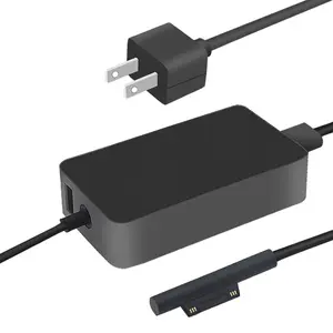 Adaptor Daya Laptop untuk Microsoft Surface 65W Charger Laptop OEM 15V 4A Catu Daya