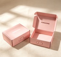 Custom Logo Eco-Friendly Kraft Corrugated Mailer Box with Glossy Lamination for Dog & Cat Food and Pet Apparel Packaging