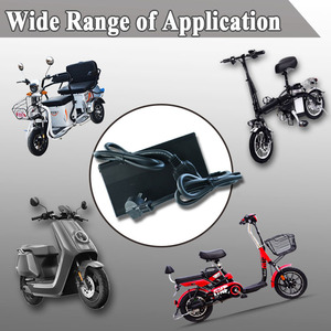 Chargeur de véhicule électrique portable ODM avec ports CA et CC Chargeur de batterie plomb-acide 48v 60v pour vélos électriques Adaptateurs de chargeurs haut de gamme - Product Image 3