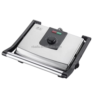 Aifa 4 Parrilla de contacto desmontable eléctrica de 2 rebanadas Parrilla de barbacoa caliente con placa de recubrimiento antiadherente Parrilla de prensa para uso doméstico - Product Image 1