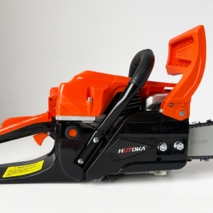 Tronçonneuse à essence HOTOKA à démarrage électrique, 58cc, moteur à essence 2 temps, pour le travail du bois professionnel - Product Image 5