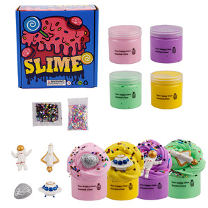 Cao cấp Puff Slime bán buôn gói mịn đàn hồi kết cấu DIY giáo dục <span class=keywords><strong>playdough</strong></span> Slime Bộ sáng tạo cho trẻ em - Product Image 5