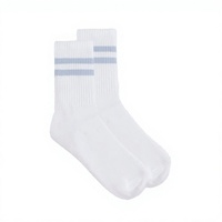 Chaussettes de basketball personnalisées pour hommes, respirantes, avec logo, pour l'automne, vente en gros, OEM, pour la gym et la course à pied