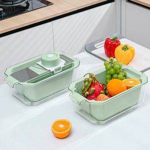 Coupe-légumes manuel multifonctionnel réutilisable <span class=keywords><strong>en</strong></span> acier inoxydable, hachoir, <span class=keywords><strong>râpe</strong></span>, <span class=keywords><strong>mandoline</strong></span> - Product Image 6
