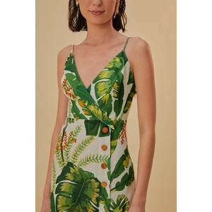 Robe Courte Femme Vintage Imprimé Floral Tissé Sexy à Épaules Dénudées Superposées Tunique Longue Bohème Élégante d'Été Plage Ceinture Vestidos Coupe A-Line Slim - Product Image 1