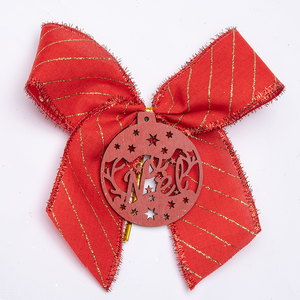 Laços de Natal Vermelhos para Decoração de Árvore de Natal, Laços de Festa de Fim de Ano, Atacado, Em Estoque - Product Image 6