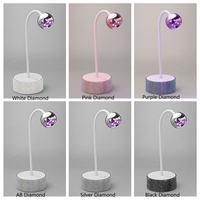 NOUVEAU Séchoir à ongles 12W rose pour salon de manucure, lampe LED portable rechargeable par USB, outils alimentés par batterie, lampe UV pour ongles, séchoir à ongles