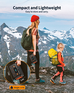 For EBL 500W 444Wh Portable Power Station <b>Solar</b> Generator for Outdoor Camping Travel Home Emergency AU/US/EU <b>Solar</b> Panel - Product Image 6