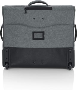Free sample Black Makeup <b>Bag</b> with 2 Removable Pouches and Detachable <b>Dividers</b> and Made of Heavy Duty Nylon - Product Image 1