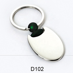 Biểu Tượng Tùy Chỉnh Đồng Bằng Đơn Giản Hình Chữ Nhật Trái Tim Hình Bầu Dục Vòng Hình Hợp Kim Kẽm Vòng Chìa Khóa Kim Loại Với Cá nhân Khắc - Product Image 3