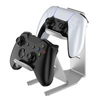 Nouveau support de console de jeu universel, support d'affichage de bureau pour manette de jeu, support double pour manette en métal antidérapant