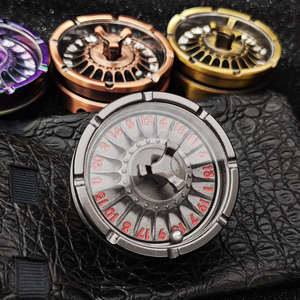 Rueda Giratoria Clásica de Metal EDC, Spinner de Dados con Puntero, Multicolor, Temática Navideña, Duradero, Feeron FEZZP Personalizado - Product Image 2