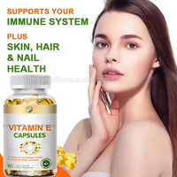 Ausreson OEM Capsules de Vitamine E en Gélules Molles, Complément Éclaircissant pour la Peau, Marque Privée, 400 UI, Végétalien, Halal