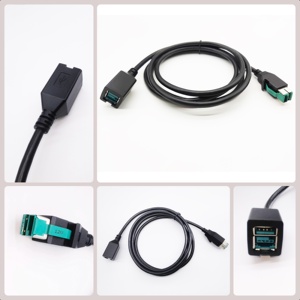 สายต่อขยาย USB ชาย-หญิง 12V/24V สำหรับเครื่องพิมพ์ Epson POS สแกนเนอร์ <span class=keywords><strong>ราคา</strong></span>โรงงาน - Product Image 2