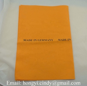 Kích Thước Lớn 50x70Cm Logo In 80% Viscose 20% Polyester Đức Không Dệt Cam Siêu Thấm Làm Sạch Vải - Product Image 3