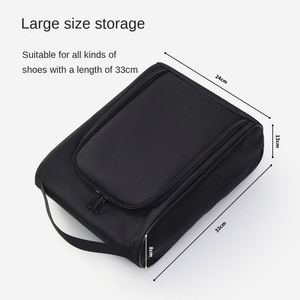 Custom Logo Sports Shoe Cover Portable Gym Shoes Carrier Bag Breathable Mesh <b>Window</b> Travel Golf Shoe Storage Bags - Product Image 4