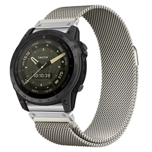 Bracelets de montre en métal milanais magnétique à dégagement rapide en acier inoxydable de haute qualité 22 mm 26 mm pour Garmin Fenix7X Pro/<span class=keywords><strong>Fenix5</strong></span> 8 - Product Image 4
