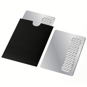 Nouveau produit : Mini râpe à fromage en acier inoxydable, carte de visite métallique - Product Image 4