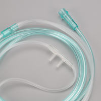Cannule nasale médicale jetable, trois tailles, verte, pour l'oxygénation et les soins respiratoires