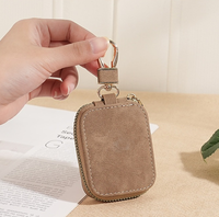 Étui pour écouteurs universel en cuir PU personnalisé, couleur unie, étui de protection design pour AirPods, étui pour écouteurs sans fil tendance