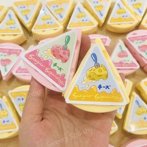 Kawaii Multi-Style Food Cheese Stress Relief Squeeze Toy Cute Mochi <b>Squishy</b> Toys for Adults & Unisex Children - Product Image 2
