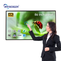 Pantalla de Señalización Digital LCD Personalizada INGSCREEN de 32, 43 y 55 Pulgadas para Uso en Ascensores, Clasificación IP65 de Fábrica