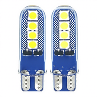 T10 W5W LED Stroboskop-Blitzlicht Silikon-Gel-Glühbirnen 194 168 3030 8SMD Blinkend 12V Positionsleuchten Auto-Innenbeleuchtung