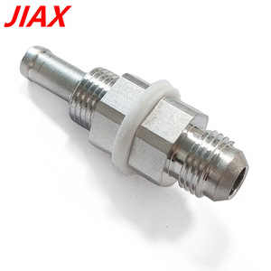 Adaptateur de raccord de tuyau de carburant Jiax An8 3/8 pour réservoirs et cellules de carburant, pièce automobile en métal Jxss055b - Product Image 1