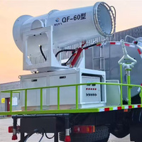 Cañón de Niebla con Motor Diésel de 60 Metros de Alcance, Máquina de Pulverización Automática para Eliminación de Polvo, Cañón de Agua de Largo Alcance, Modelo JF-60