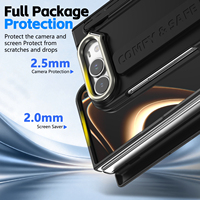 Étui de téléphone pliable avec protection d'écran intégrée pour iPhone 18 Fold, protection de charnière durable pour iPhone Duo