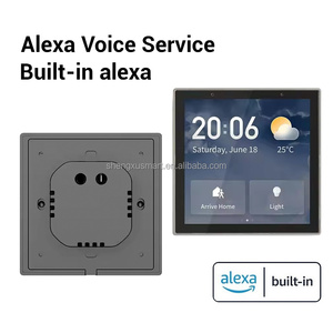 <span class=keywords><strong>3</strong></span> Gang Tuya Wireless Smart Home <span class=keywords><strong>Zigbee</strong></span> Gateway 4 pouces Tuya Smart Central Control Panel Switch Wall Panel IR Controller - Product Image 3