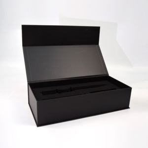 กล่องเครื่องประดับแม่เหล็กสีดำปั๊มฟรีอุปกรณ์เสริมสำหรับบรรจุภัณฑ์เสื้อผ้าขนสัตว์ - Product Image 1