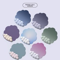 Gradient Cloud Tastatur-Handauflage aus Memory-Schaum, Silikon-Handgelenkstütze, Mauspad mit Armlehne für Büroarbeit