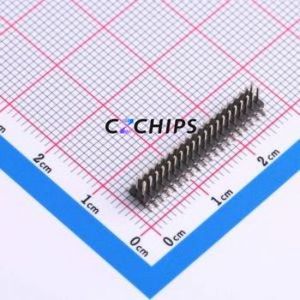 ZX-PZ1.27-2-20PWZ Pin Header SMD,P=1.27mm Connector ( Pin Structure: 2x20P )( Pitch: 1.27mm )( Row Spacing: 1.27mm ) - Product Image 1