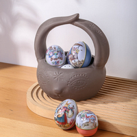 Vente en gros pas cher créatif lapin de pâques thème porcelaine décoratif mat céramique accessoires de décoration de la maison