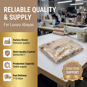 ชุดอาบายะปักเลื่อมอย่างเป็นทางการสำหรับผู้หญิง สั่งตัดได้ - Product Image 6