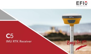جهاز استقبال Efix Gnss, جهاز استقبال Efix Gnss C3 C5 IMU RTK Linux <span class=keywords><strong>Trimble</strong></span> <span class=keywords><strong>GPS</strong></span> 1008 قنوات RINEX معدات المسح - Product Image 2