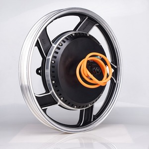 Moteur de moyeu BLDC personnalisable de 2000W pour kit moto, compatible jante nue 17 pouces-1.6 - Product Image 2