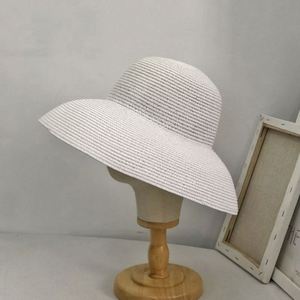 Braided Large Brimmed Straw Hat Vintage Sun Protection Beach Fisherman Hat - Product Image 3