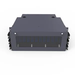 1U 2U7 4U ODF Unit Splice Tray Price 12 24 48 72 144 288 Core Port Rack Fiber Optic Patch Panel