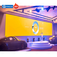 Pantalla LED de Pared de Video Publicitaria de Paso de Píxeles Pequeño Fijo, Delgada, 4k 8k P1.25 P2 P2.5, Panel de Pantalla LED para Interiores