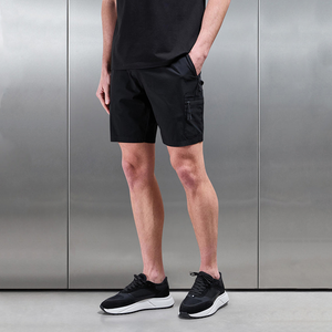 Short de sport d'été en polyester spandex solide pour hommes, séchage rapide, <span class=keywords><strong>jogging</strong></span> extérieur, poches multiples, confortable et pratique - Product Image 3