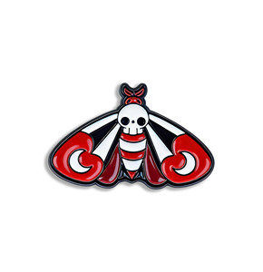 Broche personnalisée en émail souple et dur, série Halloween Horror Punk, squelette d'horreur, gothique sombre, pour amis - Product Image 2