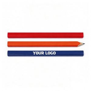 Lápiz de Carpintero con Logotipo Personalizado en Color, para Uso en Trabajos de Madera, con Mina Negra, Venta al Por Mayor - Product Image 1