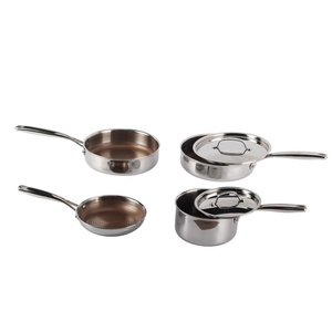 3 ply Stainless Steel Cookware Set <b>Frying</b> <b>Pans</b> Set Sauce <b>Pan</b> Round Dishwasher Safe <b>With</b> <b>Lid</b> For Gas And Induction - Product Image 6