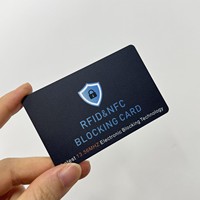 Tarjeta de Bloqueo RFID/NFC de PVC para Prevenir el Uso No Autorizado y la Lectura de Tarjetas de Crédito - Protector de Cartera