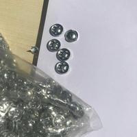 Bouton en acier inoxydable, 11 pièces, 24 #, 15mm, accessoires pour la fabrication de casquette et de chapeaux, vente en gros